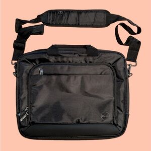 DELL laptop messenger bag Black, 5 separate zippered compartments
B
